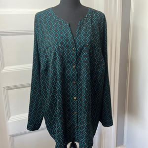 CATHERINES WOMENS BLOUSE SIZE 1X 18/20W NEW‎ WITHOUT TAGS